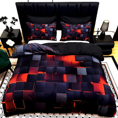 Bed Spread Full Tech Design Covers, Fitted Sheets, Pillow Cases
