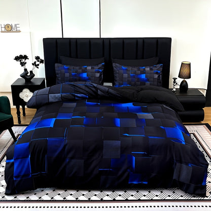 Bed Spread Full Tech Design Covers, Fitted Sheets, Pillow Cases