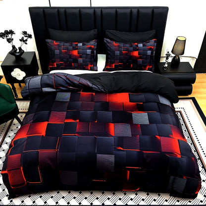 Bed Spread Full Tech Design Covers, Fitted Sheets, Pillow Cases