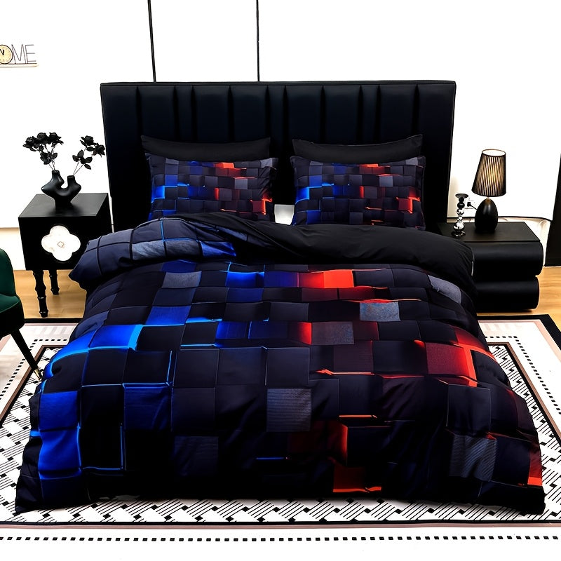 Bed Spread Full Tech Design Covers, Fitted Sheets, Pillow Cases