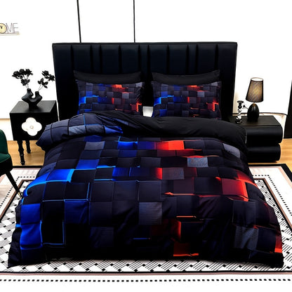 Bed Spread Full Tech Design Covers, Fitted Sheets, Pillow Cases